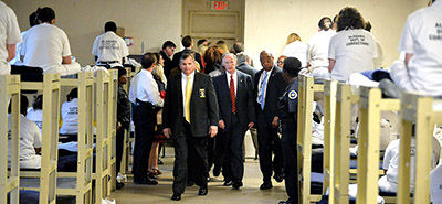 Alabama Gov. Robert Bentley visits Julia Tutwiler Prison for women